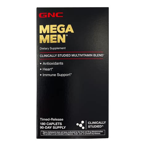 Amazon.sg:Customer reviews: GNC Mega Men Multivitamin, 180 .